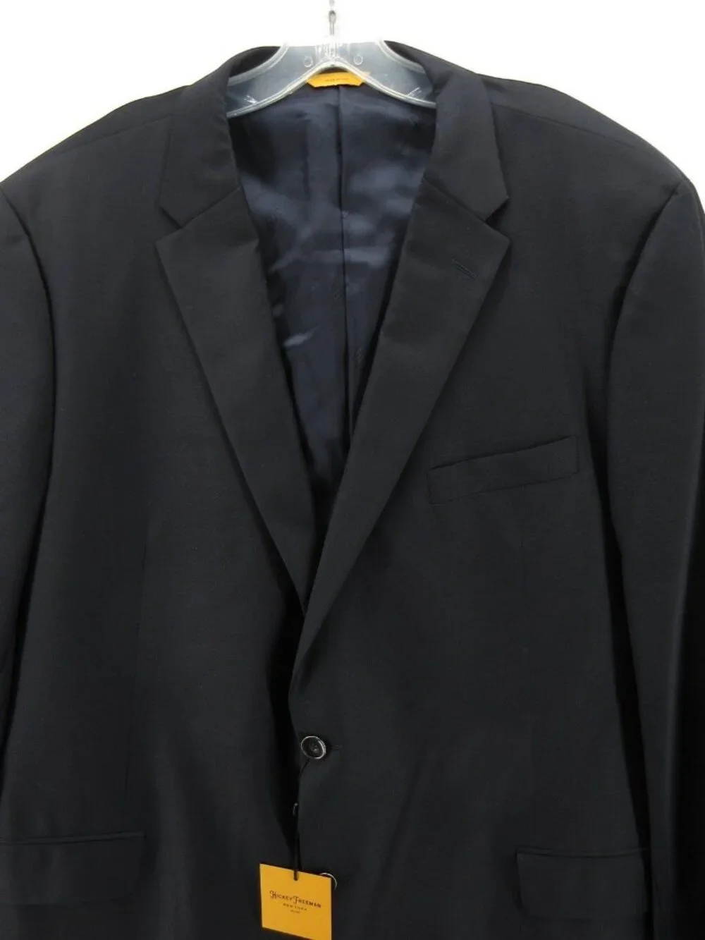 Hickey Freeman Sport Coat 50 L Blazer Worsted Wool Traveler Luxury NEW
